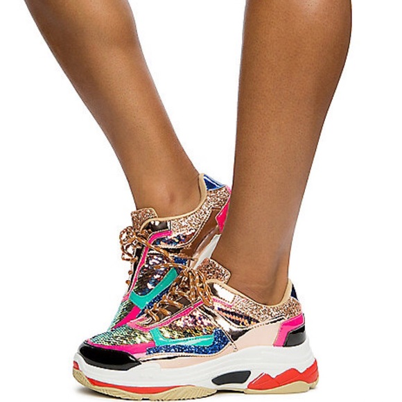 Shoes - Sequin Sneakers